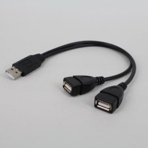 Hard disk network card USB male to female two in one data cable