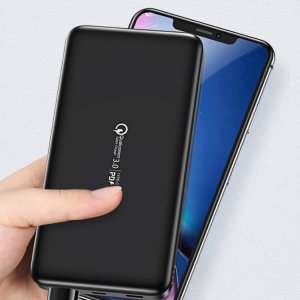 Simple personality portable ultra-thin double fast charge