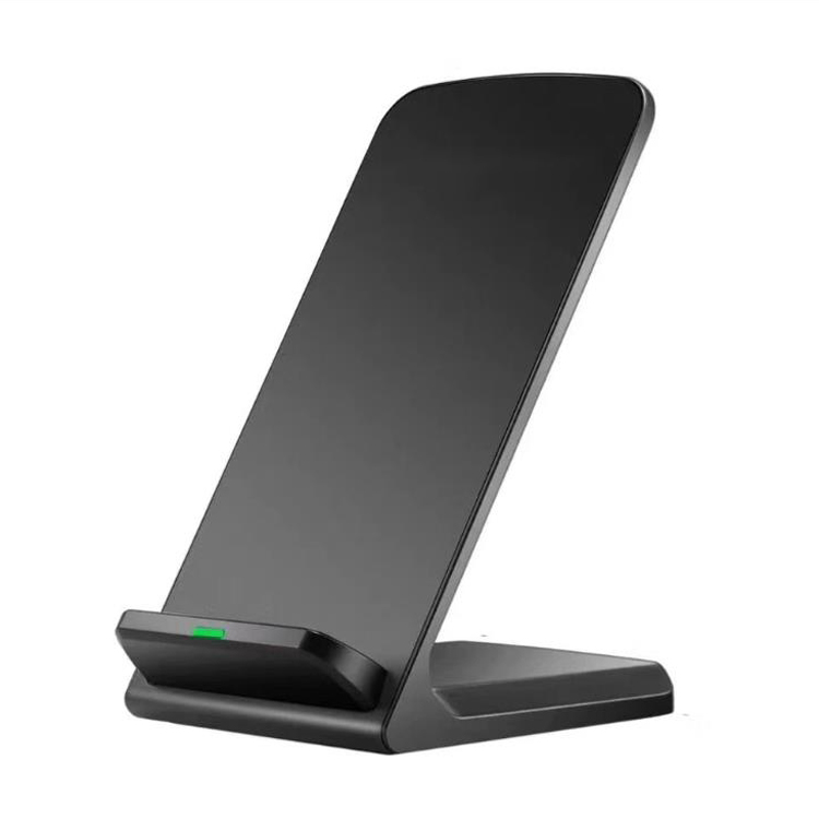 Desktop vertical double coil induction without blind spot 10W fast charge wireless charger
